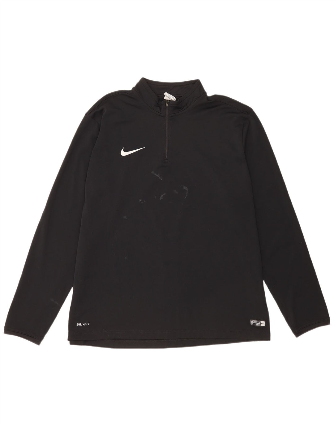 Pulôver masculino Nike Dri Fit com zíper e gola alta 2XL poliéster preto