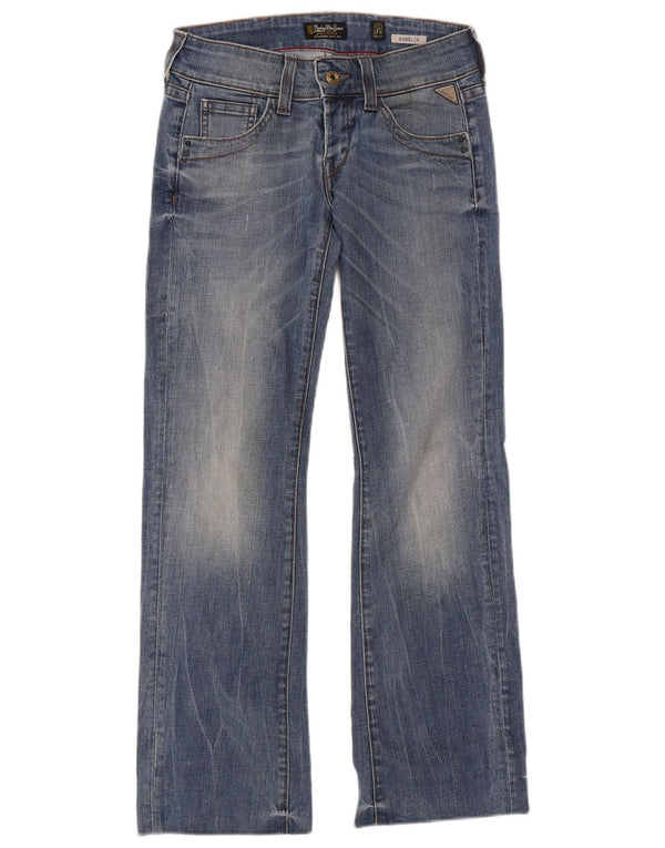 Replay Womens Rabbler Bootcut Jeans W25 L32 Blue Cotton
