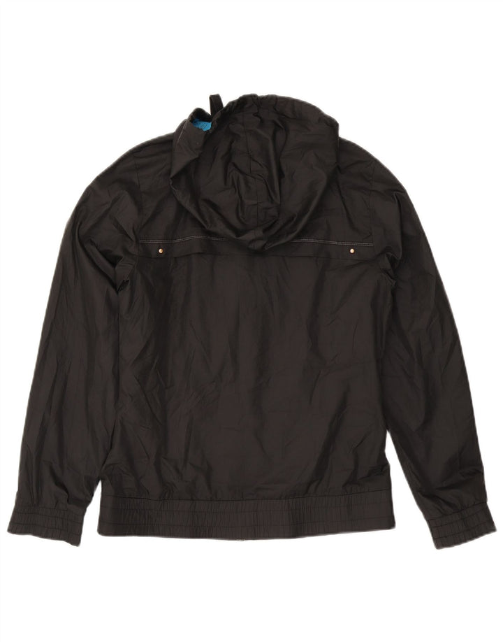 Reebok Damen-Windbreakerjacke mit Kapuze, UK 10, Größe S, Schwarz, Polyester