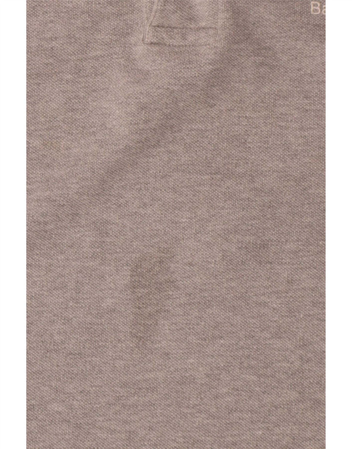 Barbour Polo Homme Grand Coton Gris