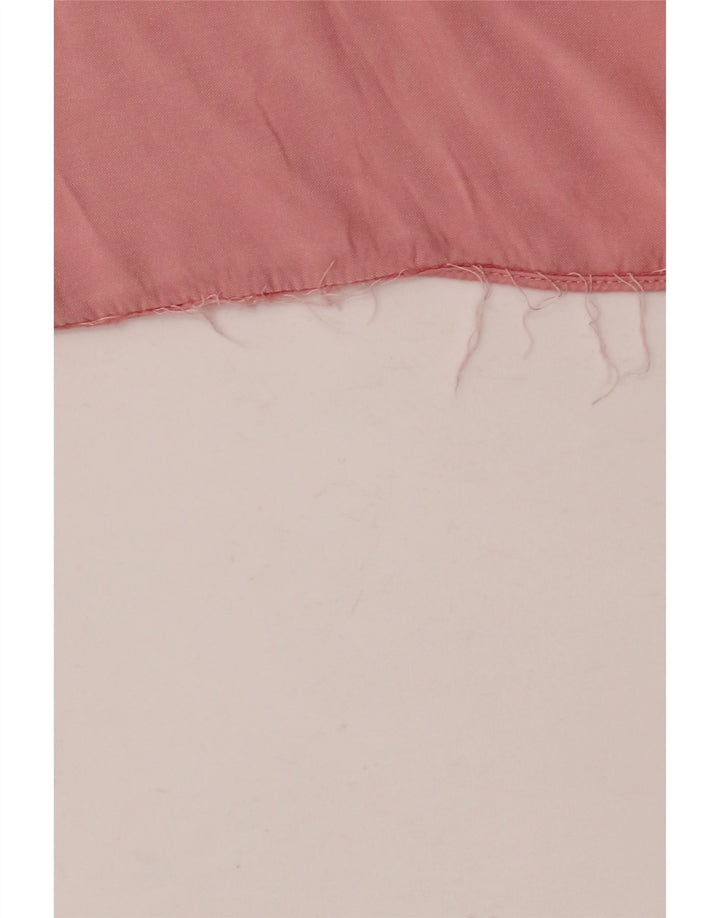ZARA Womens Crop Batwing Shirt Blouse UK 14 Medium Pink Viscose