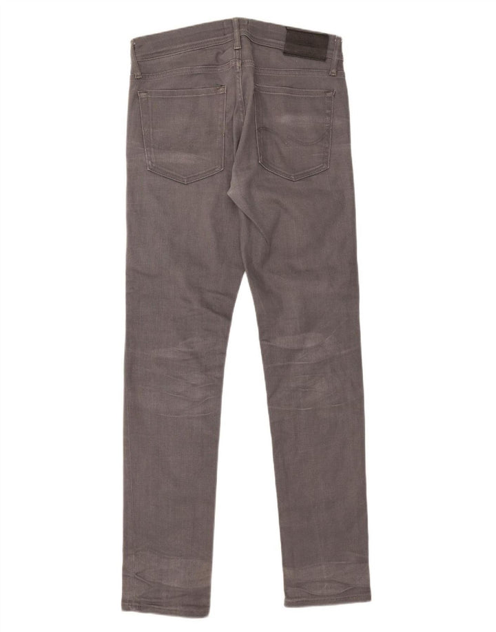 Jack & Jones Mens Tim Slim Jeans W31 L32 Grey Cotton
