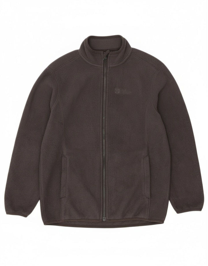 Jack Wolfskin Fleecejacke für Jungen, 9–10 Jahre, Größe S, Grau, Polyester