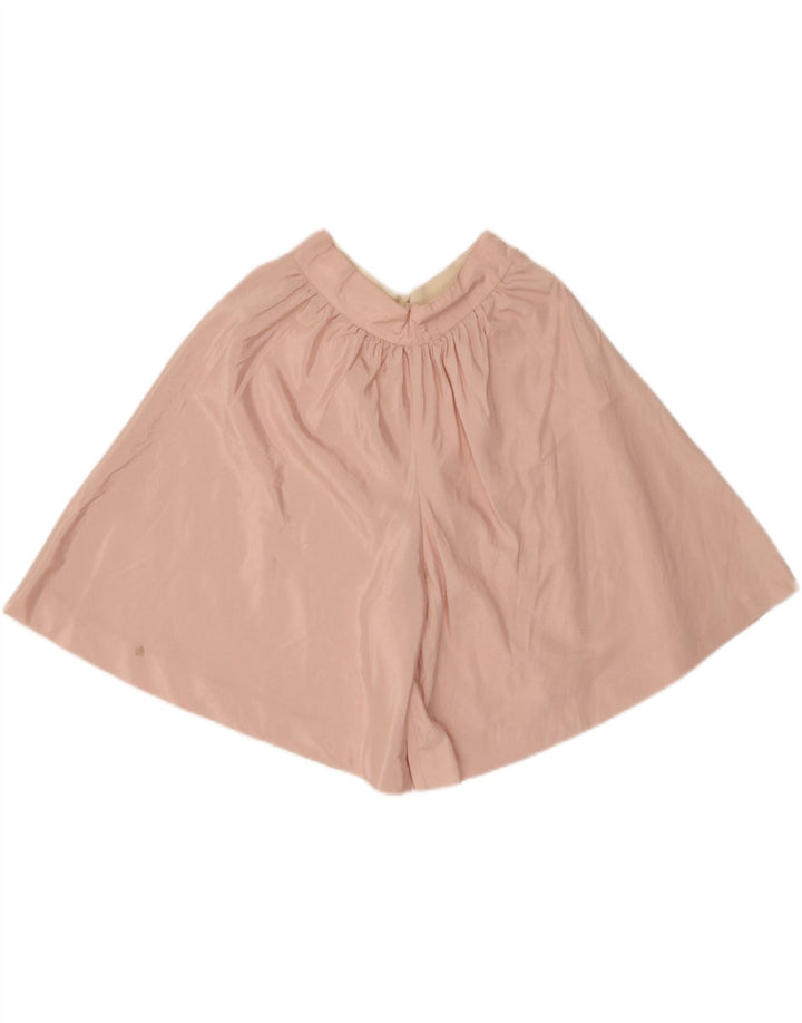 VINTAGE Womens Wide Leg Casual Shorts W28 Medium Pink Vintage Vintage and Second-Hand Vintage from Messina Hembry 