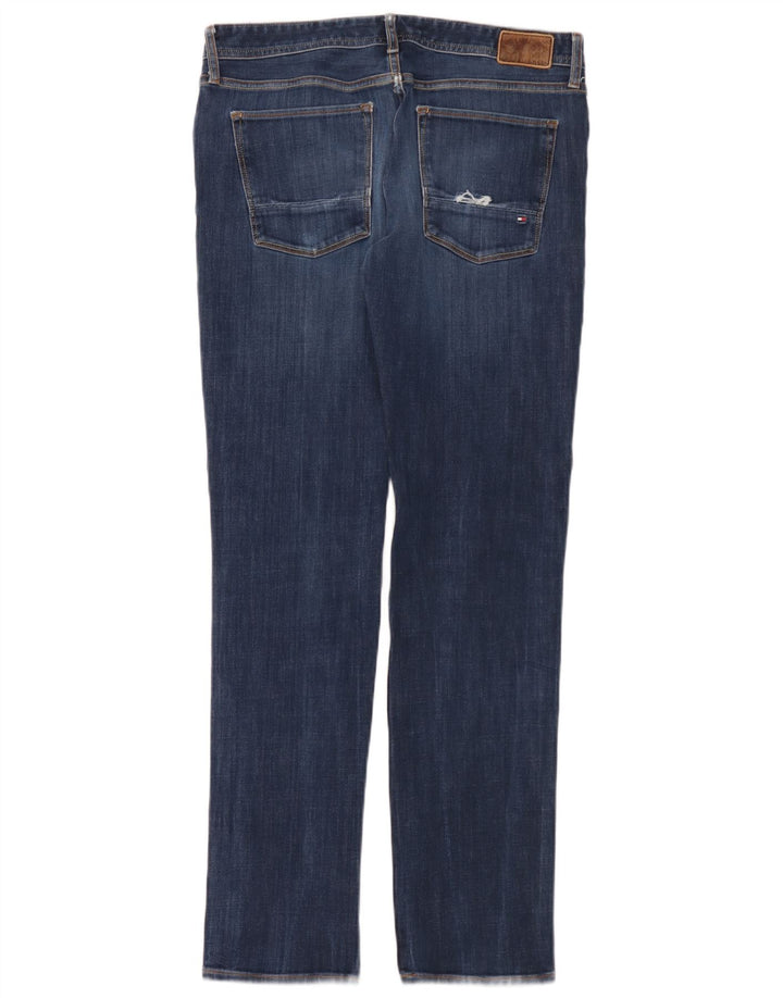 Tommy Hilfiger Mens Bleecker Slim Jeans W34 L36 Blue Cotton