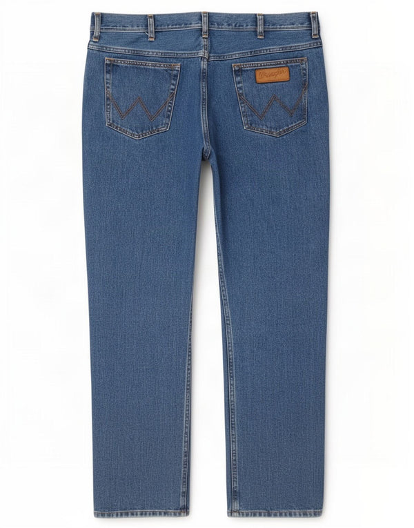 Wrangler Ανδρικό Texas Straight Jeans W42 L32 Μπλε βαμβακερό