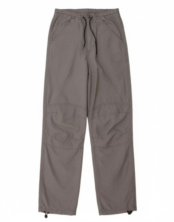 Calça chino reta masculina LEE W28 L34 algodão cinza