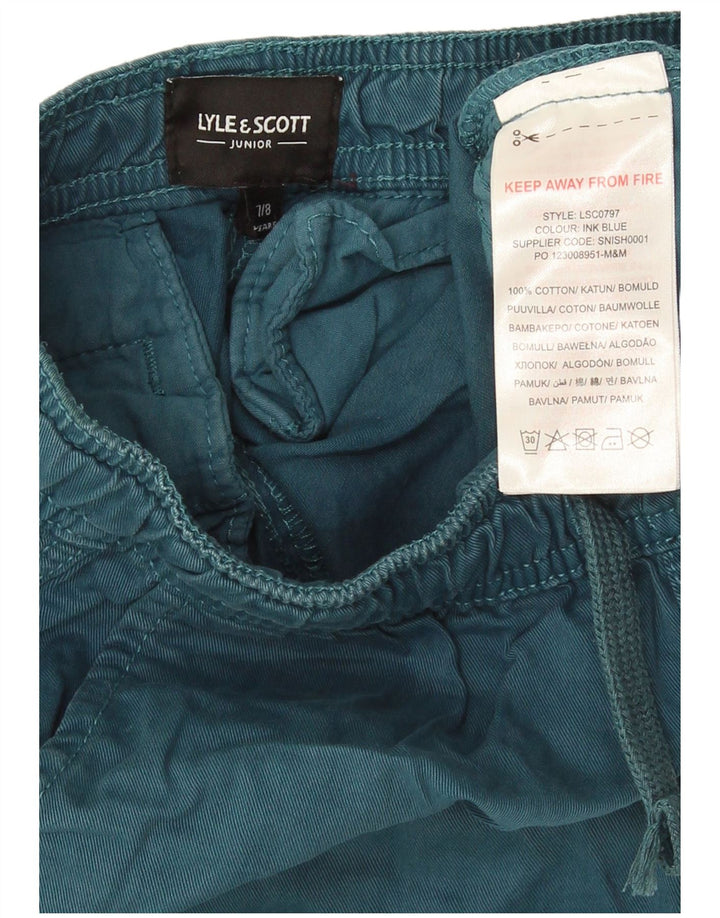 Lyle & Scott Boys Sport Shorts 7-8 Years  Blue Cotton