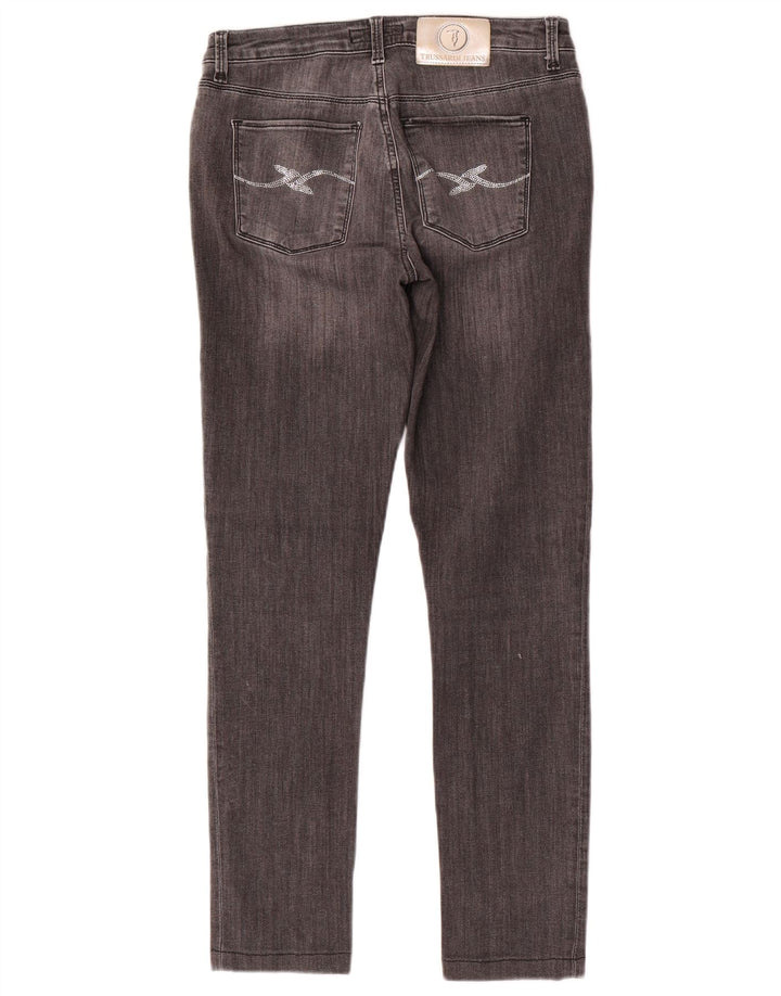 Trussardi blugi subțiri pentru femei W28 L28 gri
