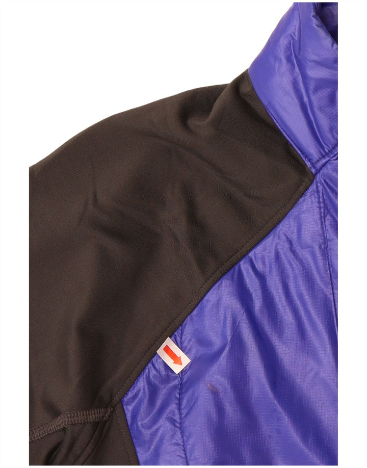 THE NORTH FACE Womens Tracksuit Top Jacket UK 12 Medium Blue Colourblock