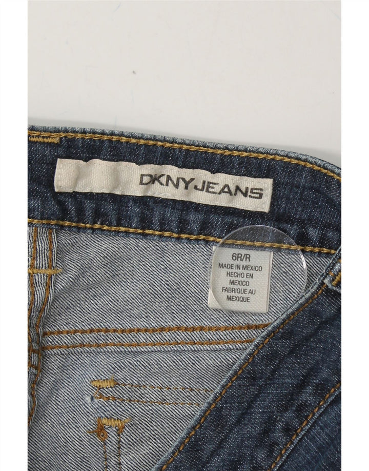 DKNY Womens Bootcut Jeans US 6 Medium W32 L33 Blue Cotton Vintage Dkny and Second-Hand Dkny from Messina Hembry 