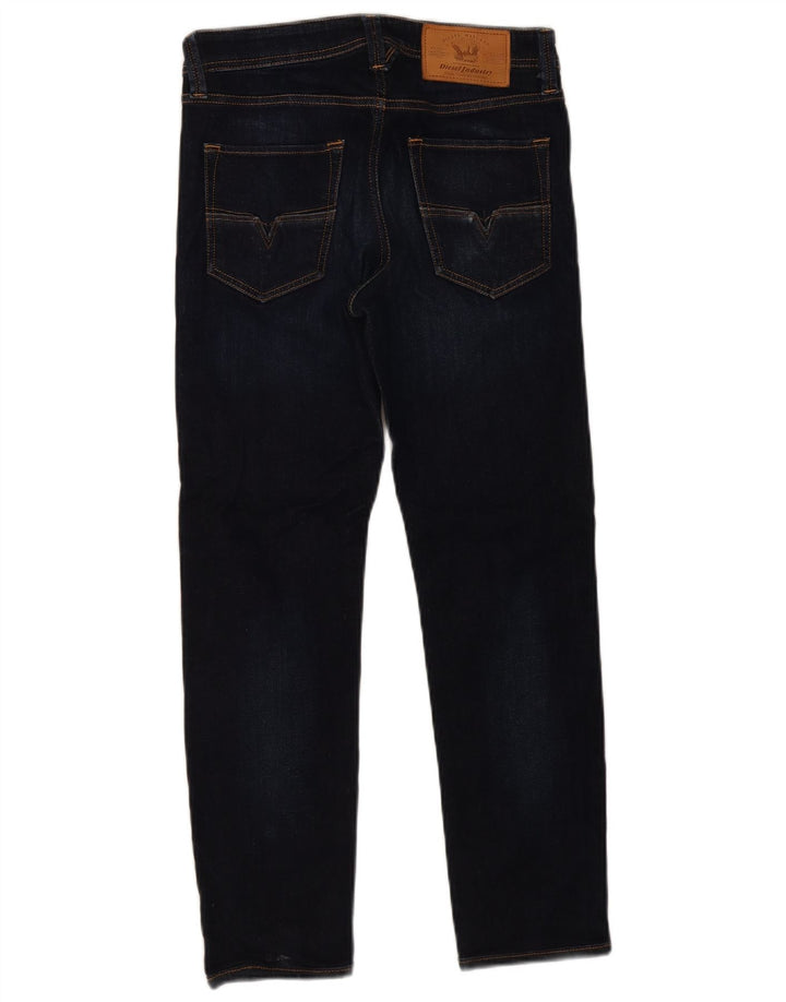 Diesel Womens Straight Jeans W28 L28 Navy Blue