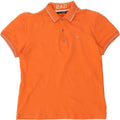 GAS Womens Polo Shirt UK 16 Large Orange Vintage Gas and Second-Hand Gas from Messina Hembry 