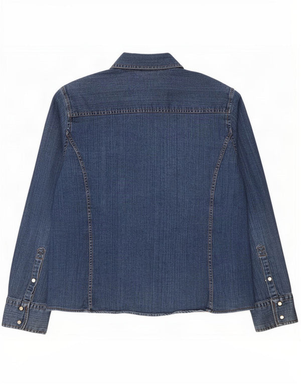 Cămașă de blugi pentru femei Faded Glory UK 16/18 XL Bumbac albastru