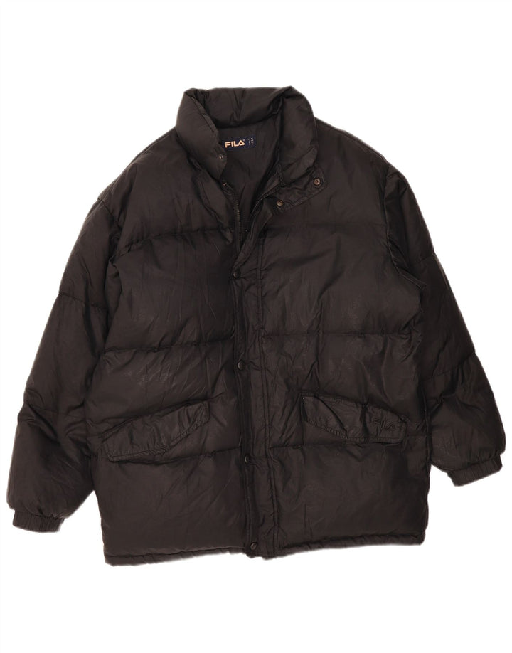 Fila Mens Padded Jacket IT 50 Large Black