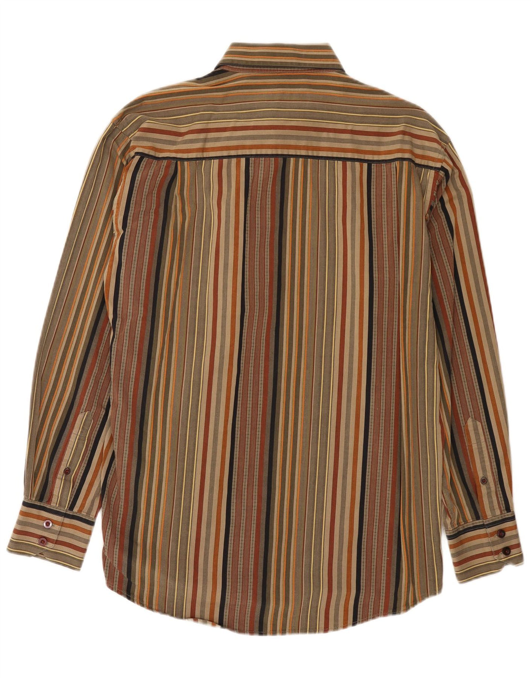 Camisa de corte regular para hombre Cotton Reel con rayas verdes medianas
