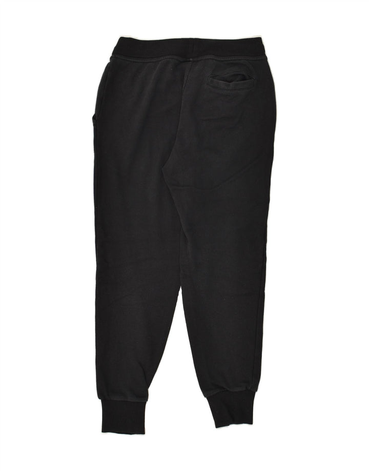 FILA Mens Tracksuit Trousers Joggers Small Black Cotton | Vintage Fila | Thrift | Second-Hand Fila | Used Clothing | Messina Hembry 
