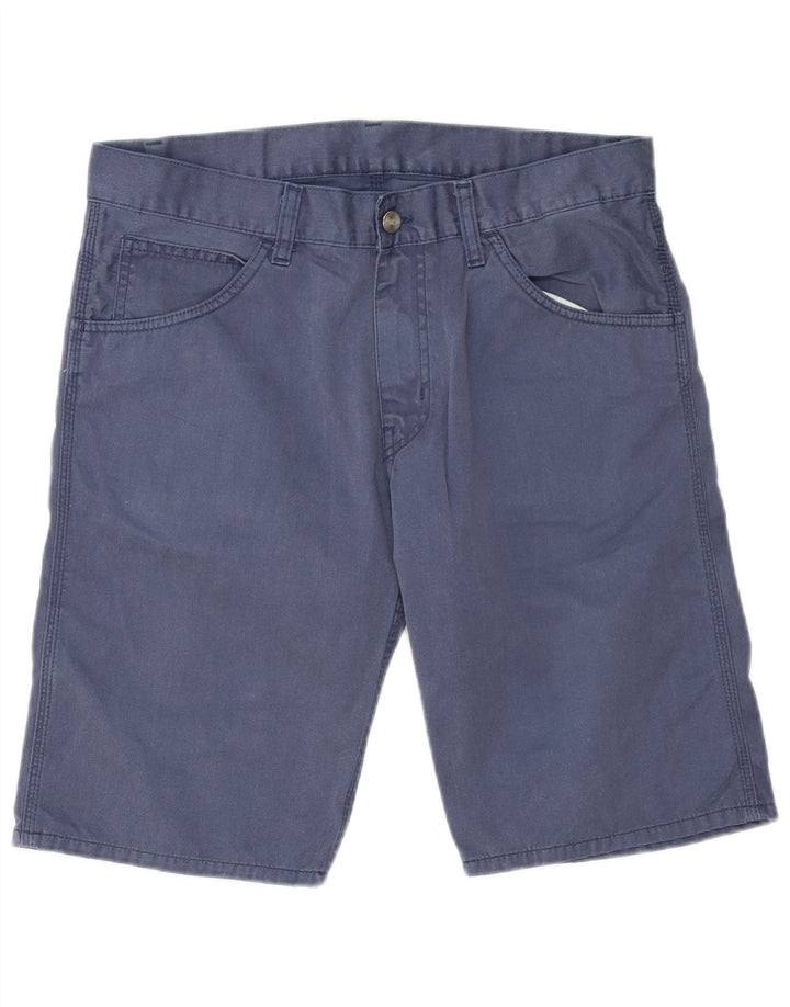 Carhartt Mens Casual Shorts W32 Medium Navy Blue Cotton