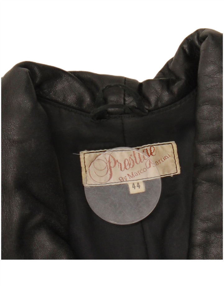 PRESTIGE Dame Læderjakke IT 44 Medium Sort
