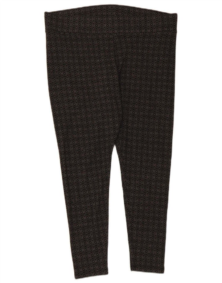 Leggings Capri pentru femei Marks & Spencer UK 16, mare, gri, poliester geometric