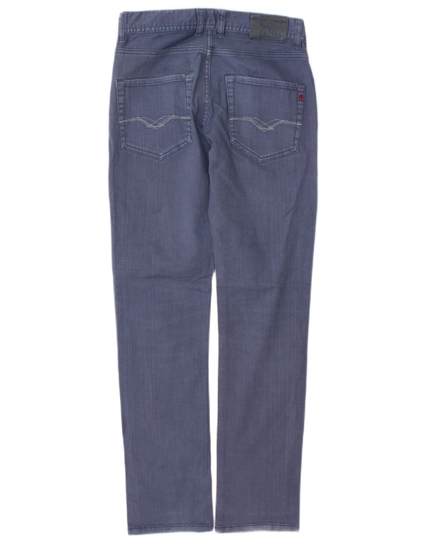 Replay Jeans Straight Meninas 11-12 Anos W26 L28 Azul Algodão