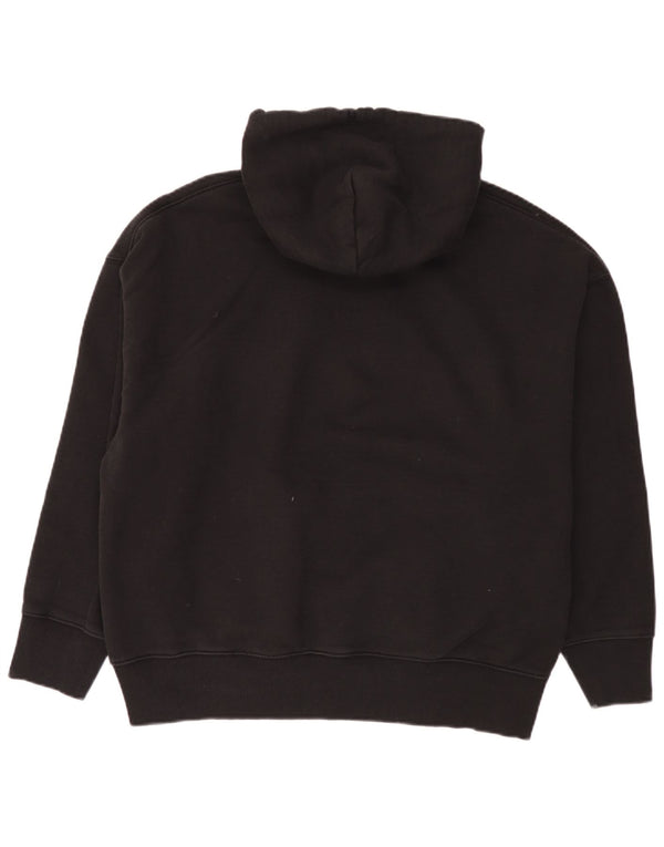 Tommy Hilfiger Mens Loose Fit Hoodie Jumper Μεγάλο Μαύρο Βαμβακερό