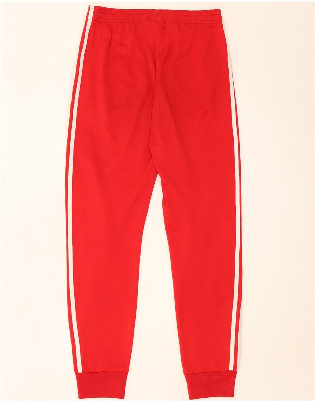 ADIDAS Boys Tracksuit Trousers Joggers 13-14 Years  Red Polyester