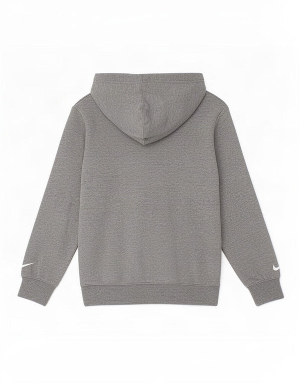 Felpa con cappuccio grafica Nike da ragazzo, 6-7 anni, grande, cotone grigio
