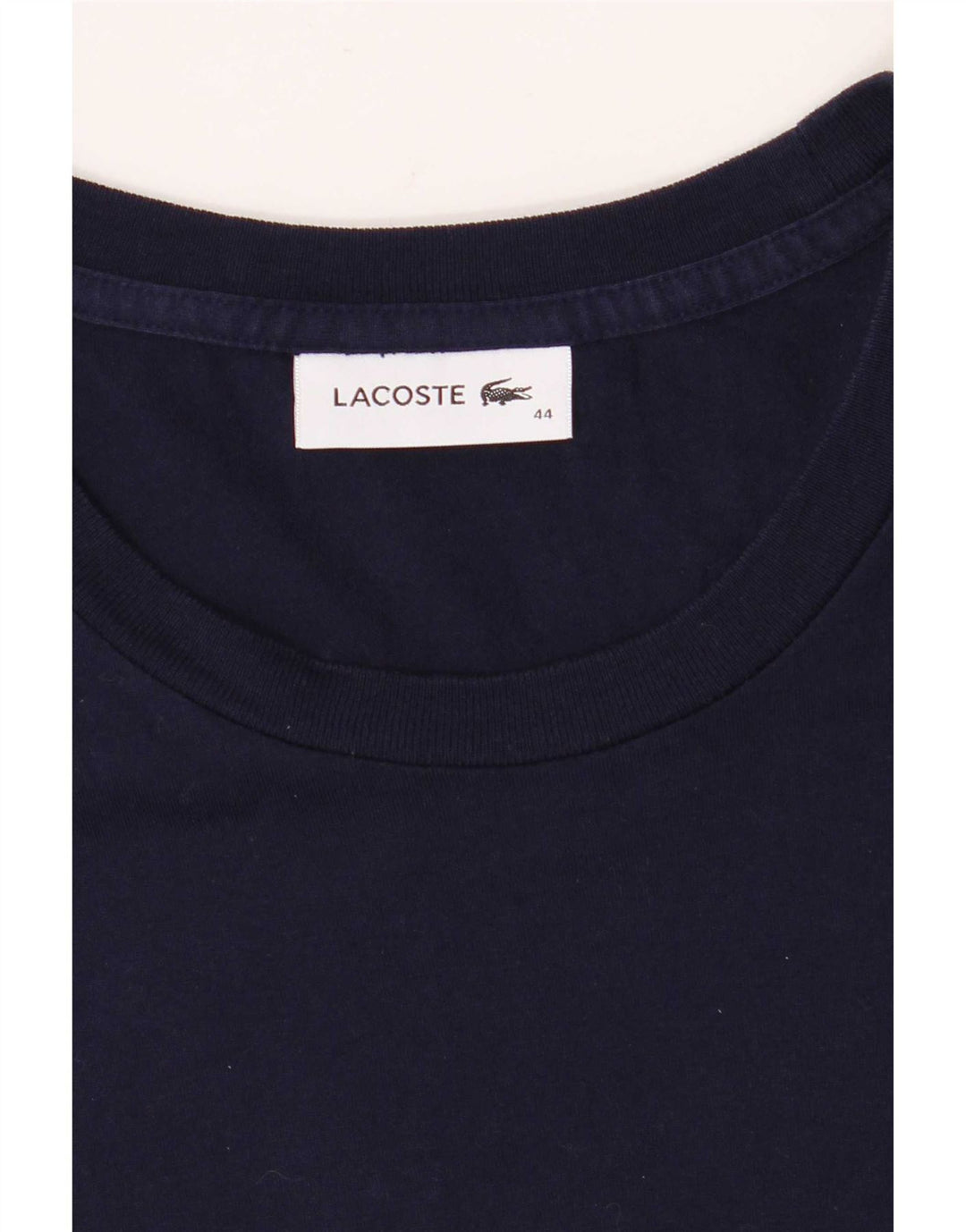 T-shirt da donna Lacoste taglia 44 grande in cotone blu navy