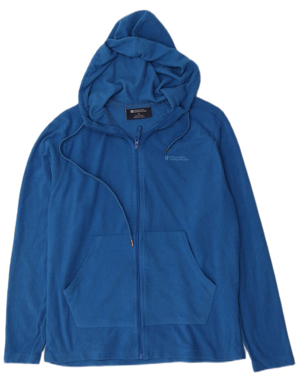 Мужская флисовая куртка с капюшоном Mountain Warehouse UK 38, средний синий полиэстер