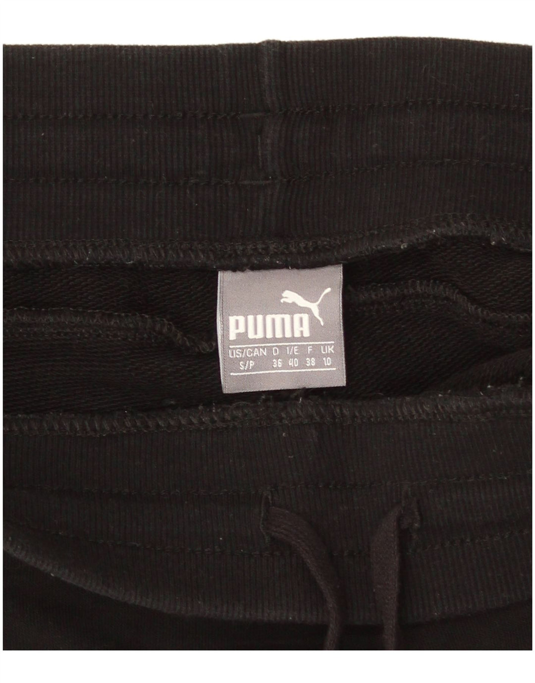 Puma Womens Tracksuit Trousers UK 10 Small Black