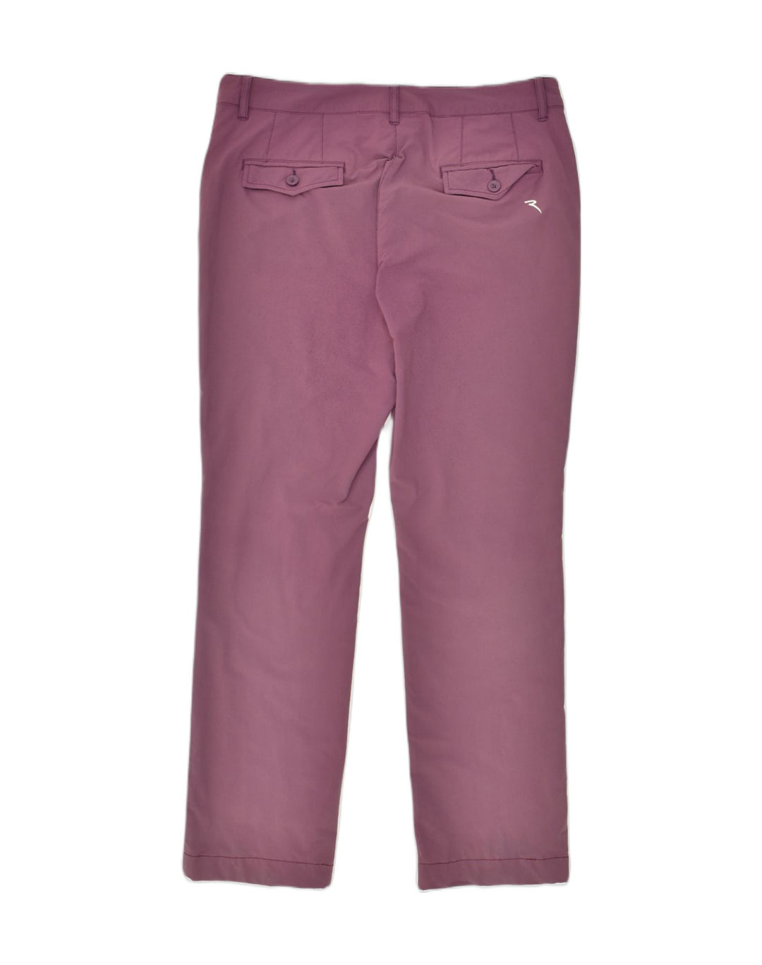 CHERVO Womens Slim Casual Trousers IT 46 Large W34 L29 Purple Polyester | Vintage Chervo | Thrift | Second-Hand Chervo | Used Clothing | Messina Hembry 