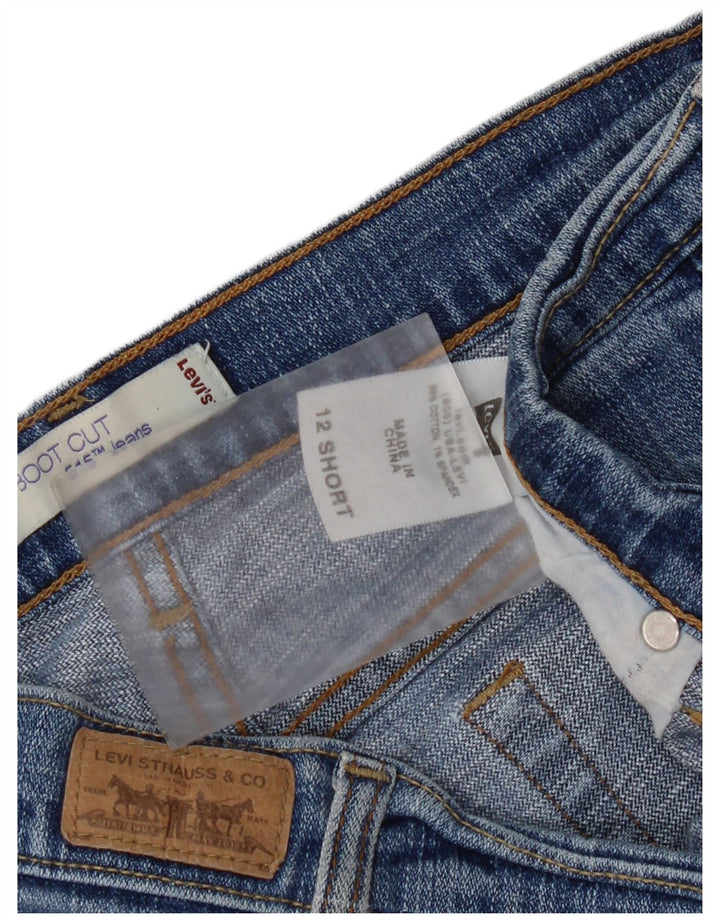 Levi's Womens 515 Bootcut Jeans US 12 Large W32 L29 Blue Cotton