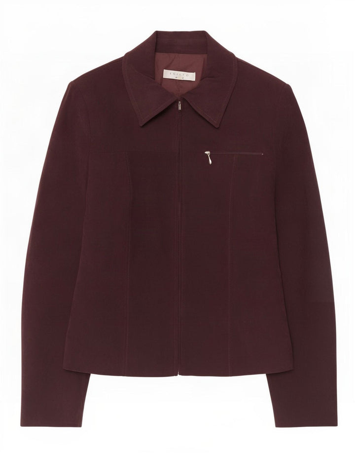 Conbipel Blouson Bomber Femme IT 44 Violet Moyen Polyester