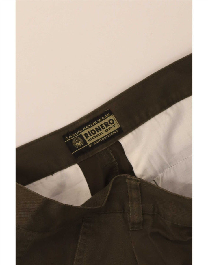 Rionero Mens By Santostefano Cargo Shorts W32 Medium Green