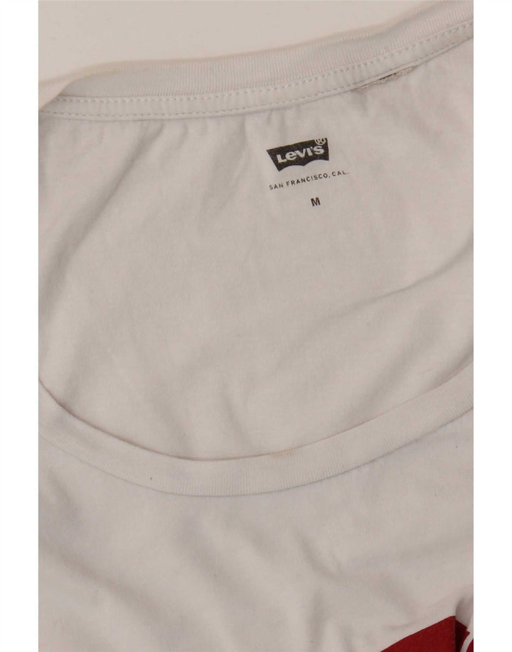 Levi's Dame Grafisk Vest Top UK 12 Medium White
