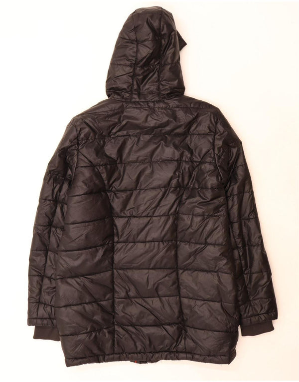 Puma Womens Hooded Padded Coat UK 18 XL  Black