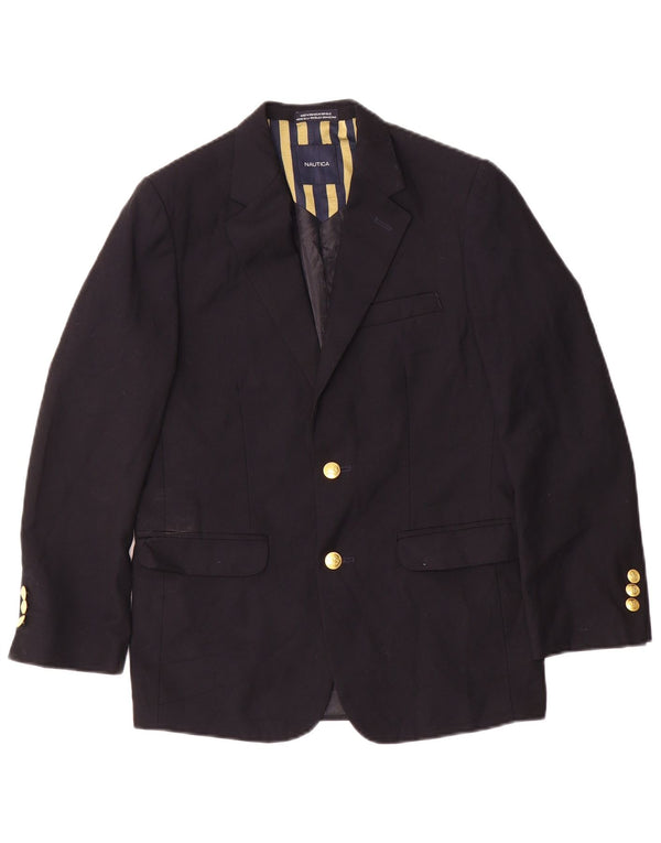 Nautica Chaqueta tipo blazer de 2 botones para niño 13-14 años Poliéster negro
