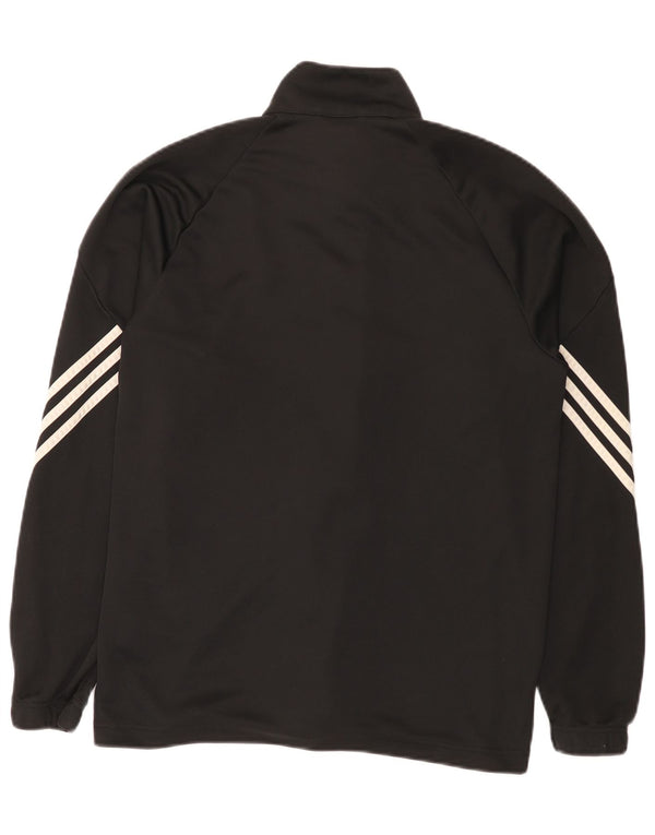 Adidas Veste de survêtement Climalite pour homme Noir moyen Polyester