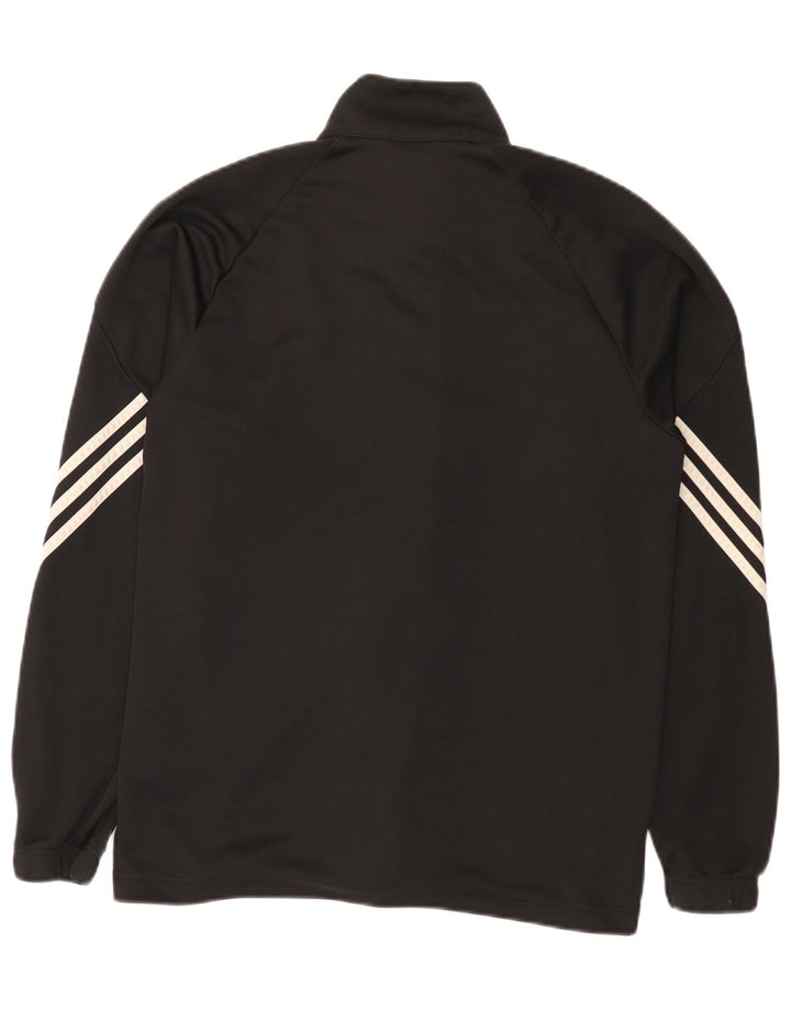 Adidas Veste de survêtement Climalite pour homme Noir moyen Polyester