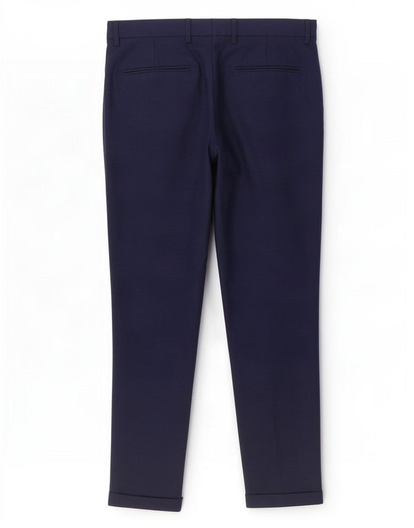 Мужские прямые брюки-чиносы Zara EU 40 Medium W31 L27 Темно-синий полиэстер