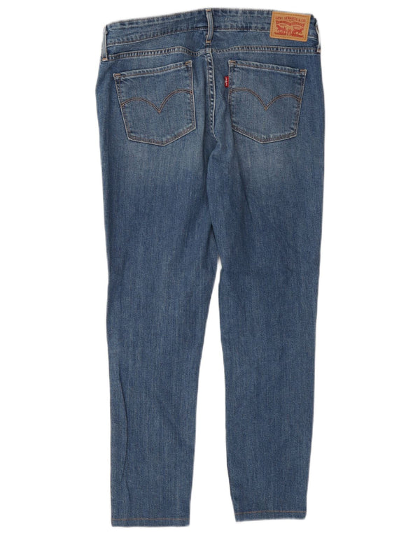 Levi's Damen 711 Skinny Jeans W28 L27 Blaue Baumwolle