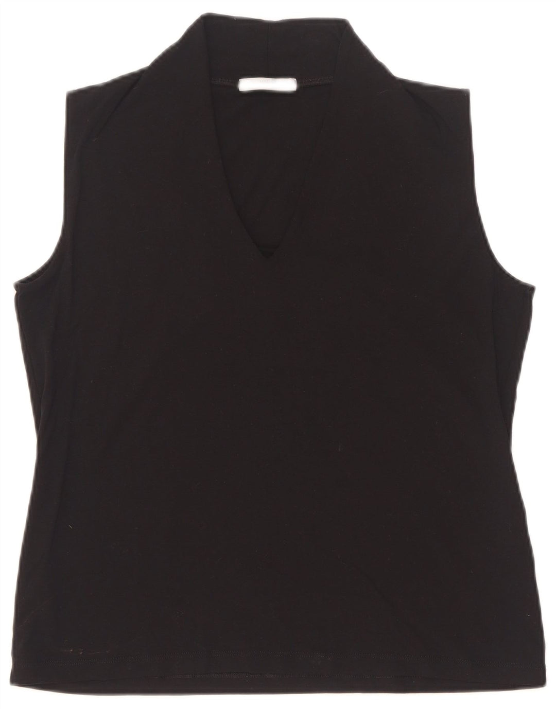 Marks & Spencer Débardeur pour femme UK 16 Large Noir Viscose