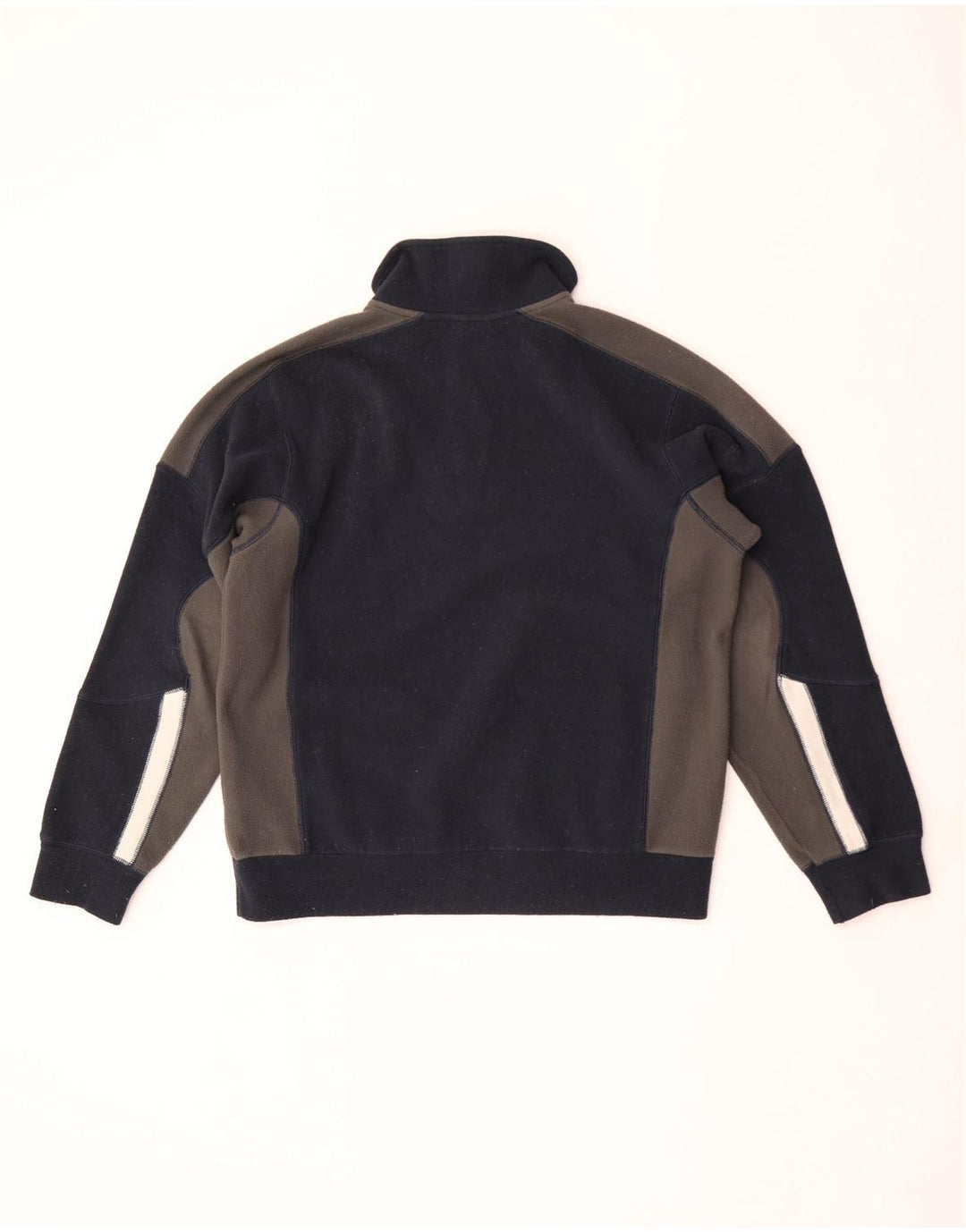 Diadora Herre lynlås-hals Fleece Jumper Medium Navy Blue Colourblock Polyester
