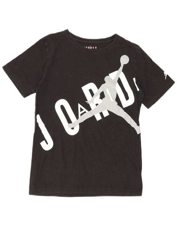 Jordan Boys Grafisk T-Shirt Top 13-14 år XL Sort