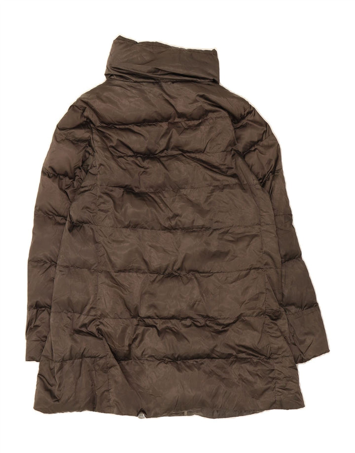 MASSIMO DUTTI Womens Padded Coat UK 18 XL Brown Polyester Vintage Massimo Dutti and Second-Hand Massimo Dutti from Messina Hembry 