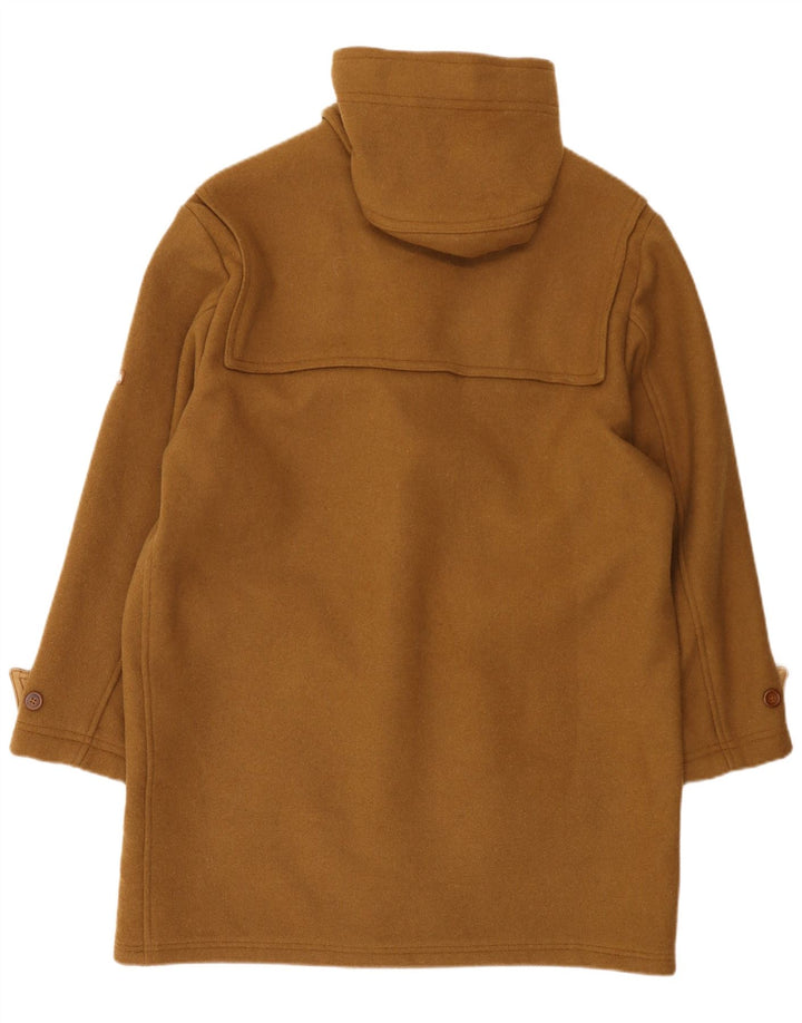 FACIBA Duffle Coat med hætte til mænd IT 50 Stor brun uld