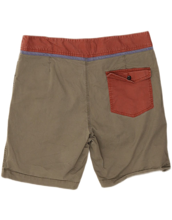 Ανδρικό σορτς Quiksilver W36 μεγάλο χακί, βαμβακερό