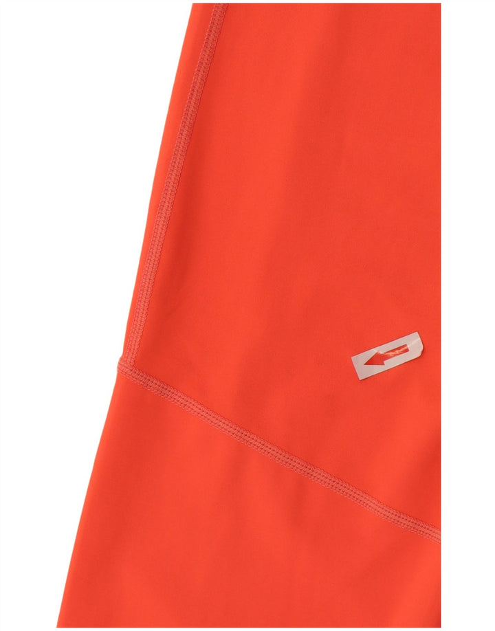 Superdry Womens Leggings UK 16 Large Orange Polyester