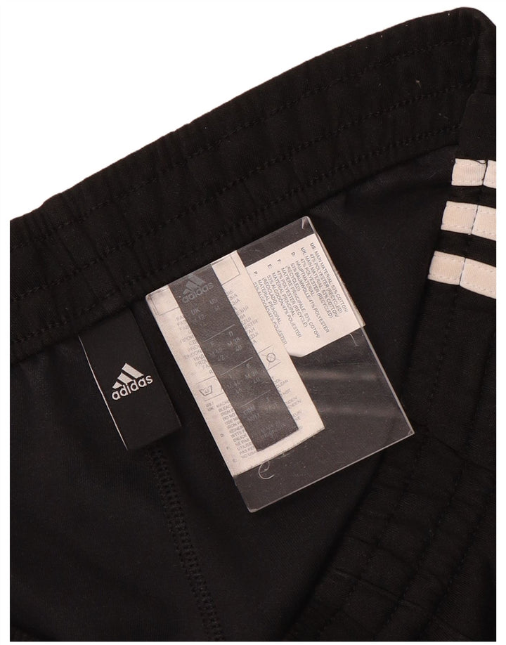 Pantaloni da tuta corti da donna Adidas UK 12/14 poliestere nero medio